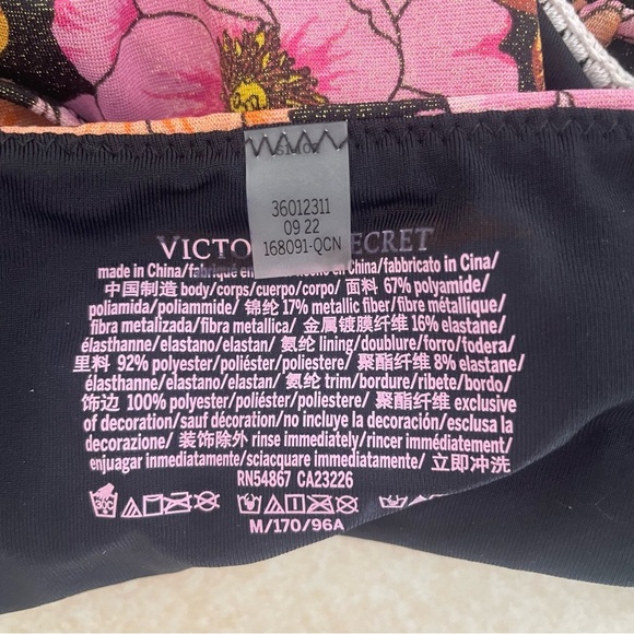 New! Victoria’s Secret Floral Cutout Ruffled One Piece Swimsuit 37164 - Picture 8 of 9